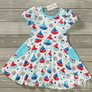 Come Sail With Me Swing Dress