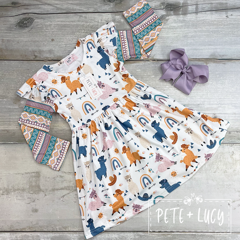 LLAMA PARTY DRESS